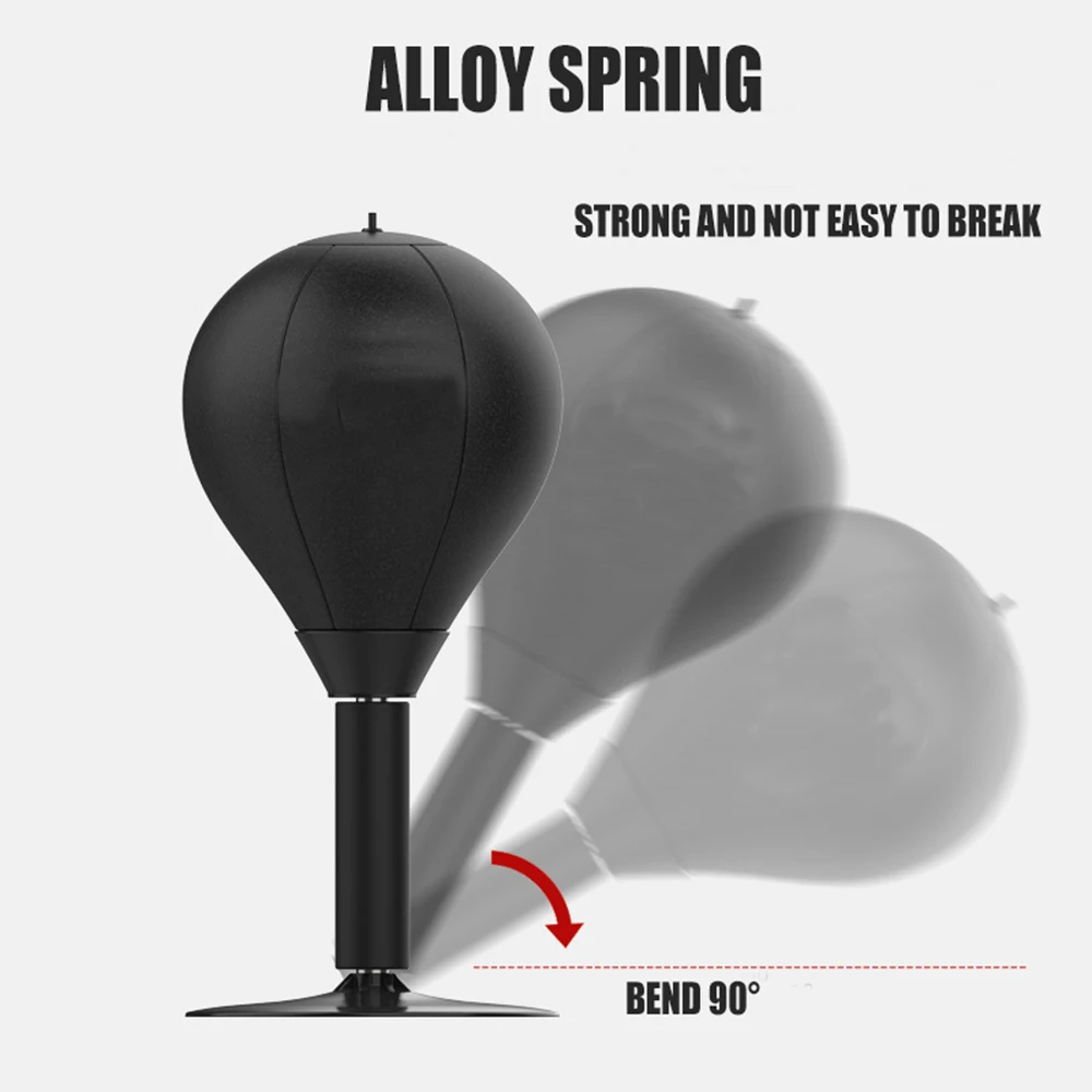 Боксерский мешок для снятия стресса база на присоске скоростной мяч надувная