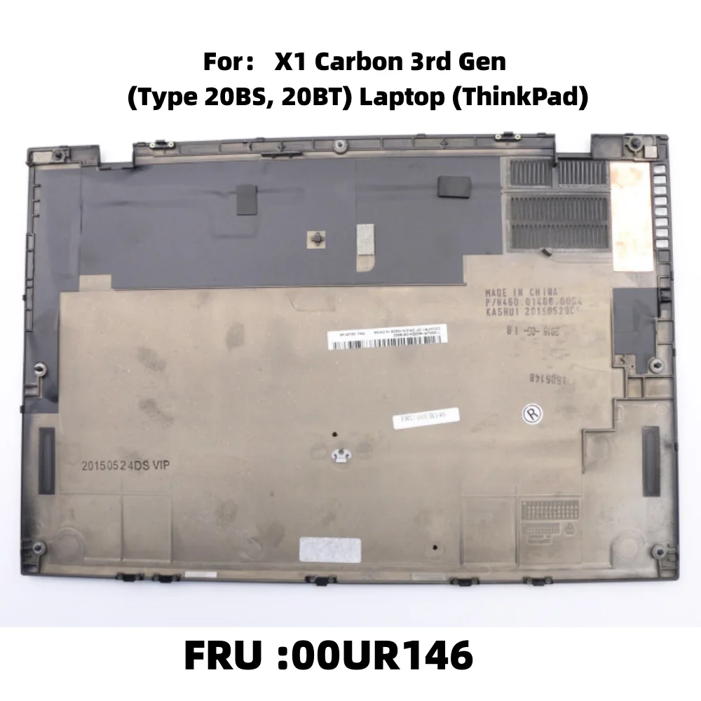 

Новинка, оригинальный корпус для Lenovo Thinkpad X1 Carbon 3rd Gen D-shell, задняя крышка клавиатуры FRU 00UR146