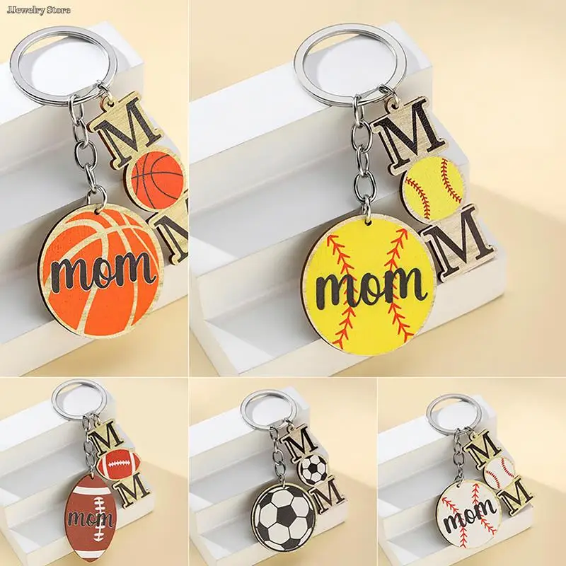 

Creative Football Keychain Metal Soccers Basketball Pendents Team Fans Sports Souvenir Gifts Man Car Key Holder Accessory