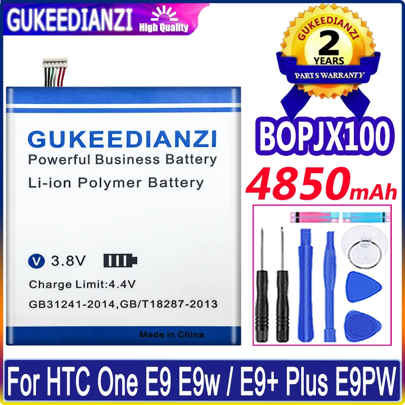 

BOPJX100 4850mAh High Quality Mobile Phone Battery For HTC DESIRE E9 E9+ 830 D830U D830X D828W Large Capacity Battery Bateria