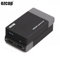 EZCAP 261M 1080P HDMI Phone Game HD Video Capture Box Grabber For XBOX PS4 TV STB Medical Recording Mic In Online Live Streaming