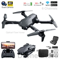 v13 rc helicopters 6 channel optical flow positioning mini drone 4k profesional aerial photography quadcopter with dual camera