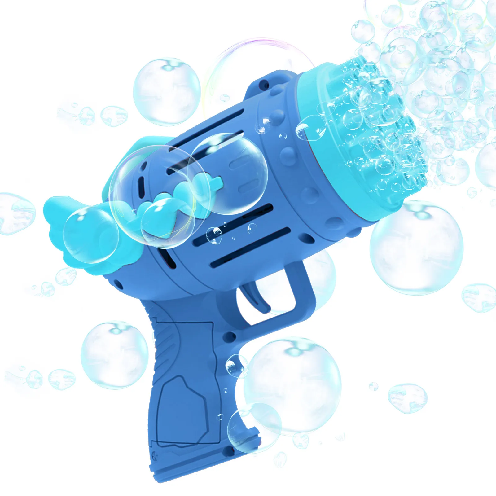 

28 Hole Bubble Machine Innovative Angel Bubble Guns Blaster Toy Bubble Machine Toys For Kids Toddlers Birthday Gifts Party