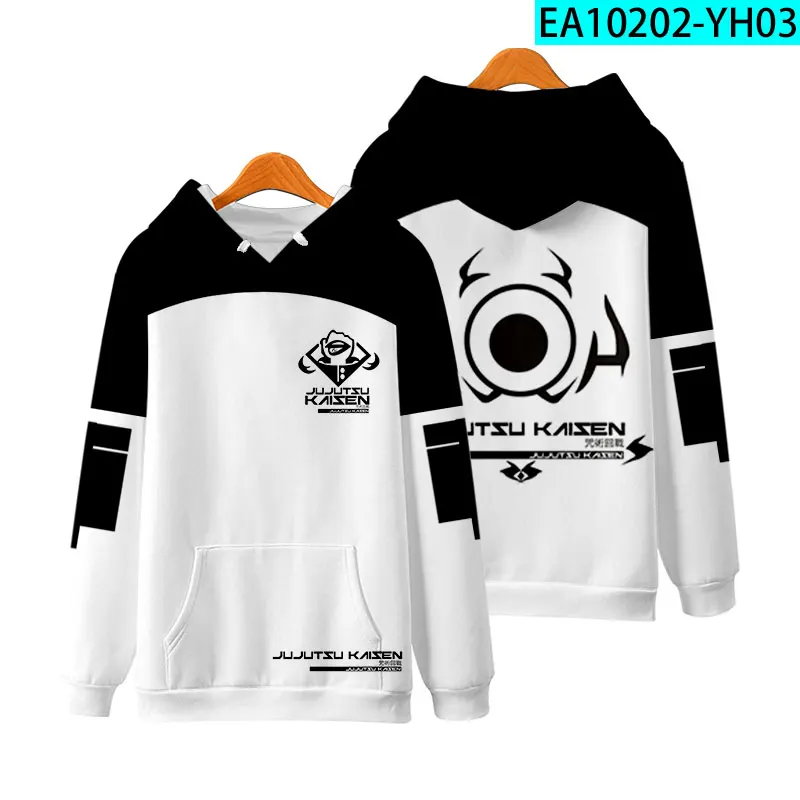 

3D Kpop Jujutsu Kaisen Autumn Hoodies Men Sweatshirts Women Fashion Hip Hop Pullovers Casual Boys Girls Stre 100-4XL Oversized