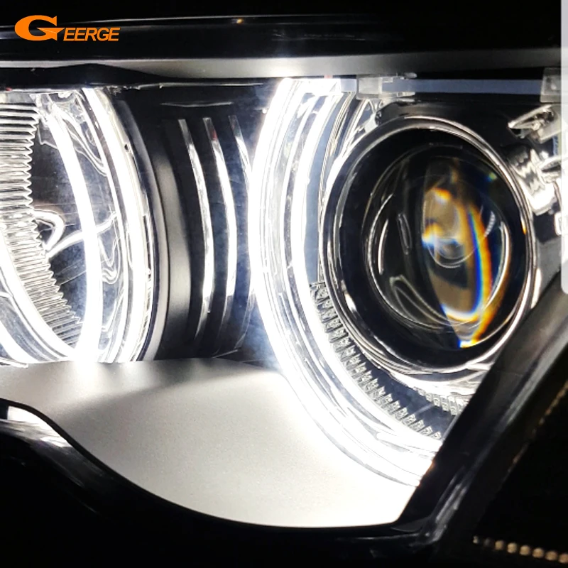 For BMW E46 E36 E38 E39 131 146 Excellent DTM Style Ultra Bright Led Angel Eyes Halo Rings Retrofit Accessories