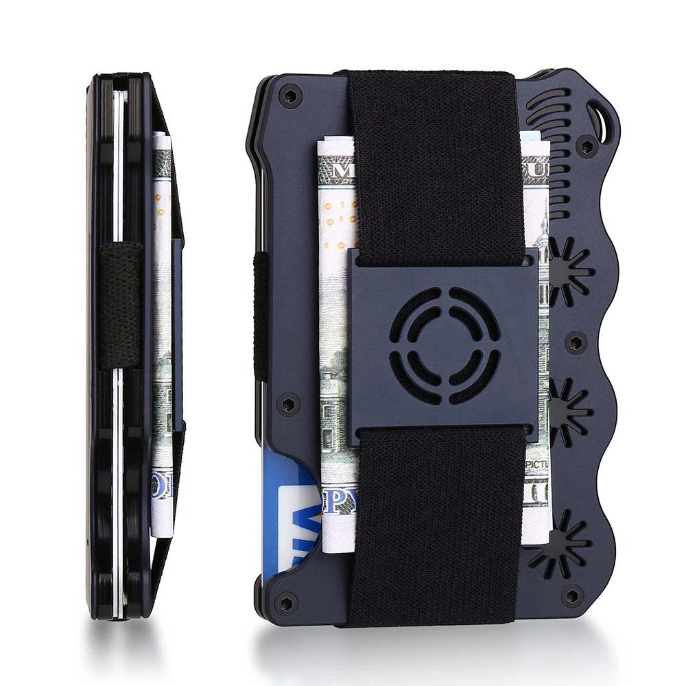 Man Metal Credit Card Holder Wallet Credential ID Bank Business Card Passport Case Cardholder for Men and Women