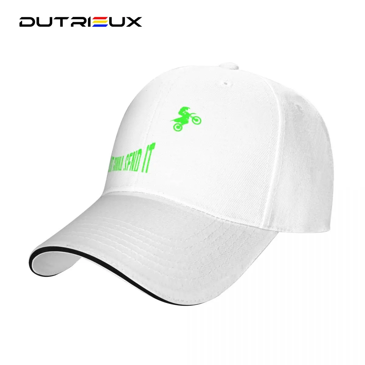

Baseball Hat For Men Women Just Gonna Send It Funny Motocross Dirt Bike Meme Biker Cap Big Size Hat Man Winter Hats Woman Men's