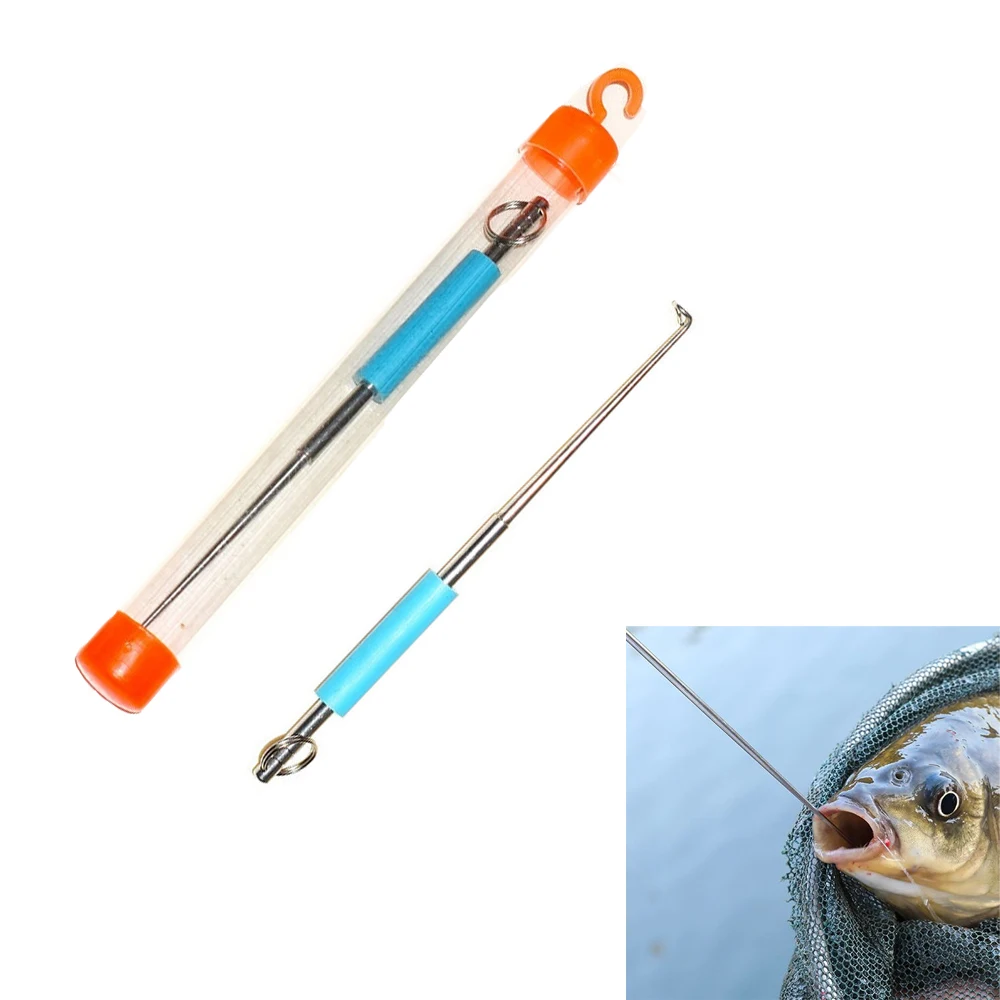 1pcs קל דגי וו מסיר נירוסטה בטיחות דיג וו Extractor Detacher מהיר Decoupling מכשיר דיג כלים
