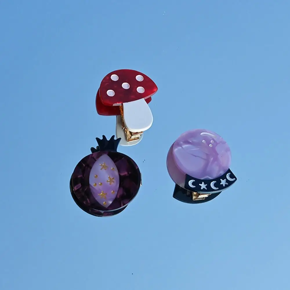 

Ins Hair Clips Magic Ball Moon Barrettes Fairy Tale Hairpins Korean Duckbill Clips Mushroom Women Hairpins Acetate Hair Clips