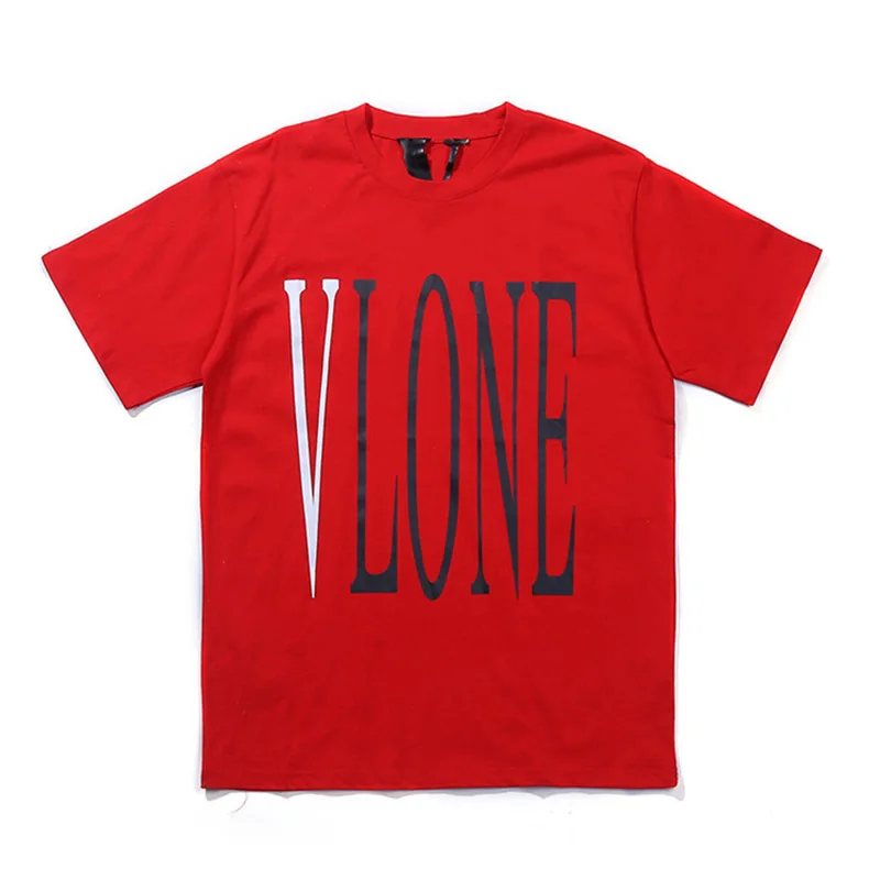 

Футболка VLONE Мужская/женская из натурального хлопка, брендовая уличная одежда в стиле Харадзюку, рубашка в стиле хип-хоп, с коротким рукавом,...