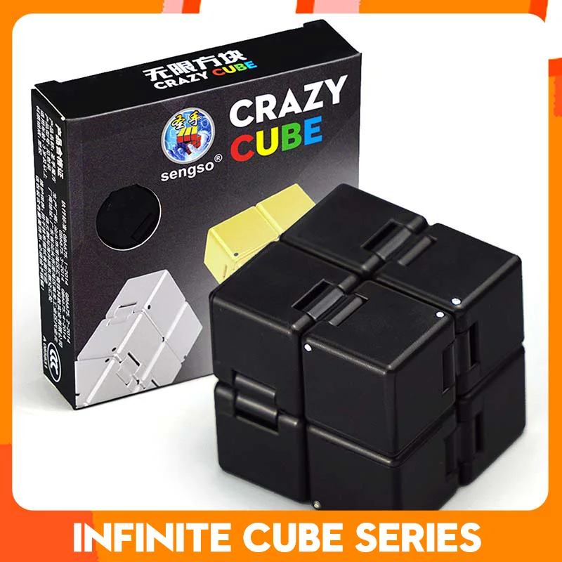 

[SengSo Infinity Cube] Shengshou Glow-in-the-Dark Folding Infinite - Stress Relief Creative Toy for Kids & Adults