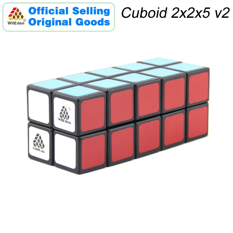 WitEden 2x2x5 Cuboid Magic Cube v2 1C 225 Cubo Magico Professional Speed Neo Cube Puzzle Kostka Antistress Toys For Boy