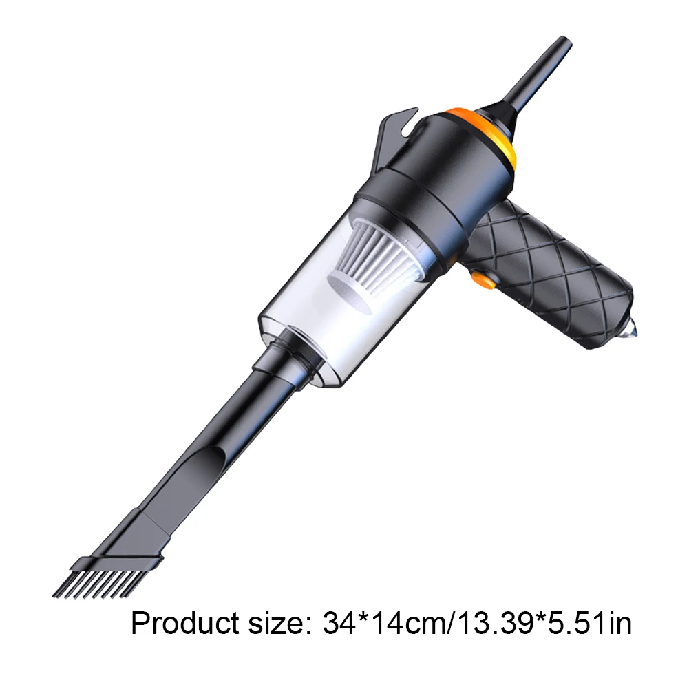 6 в 1 пылесос для автомобиля 3500PA с сильным всасыванием мощный многофункциональный