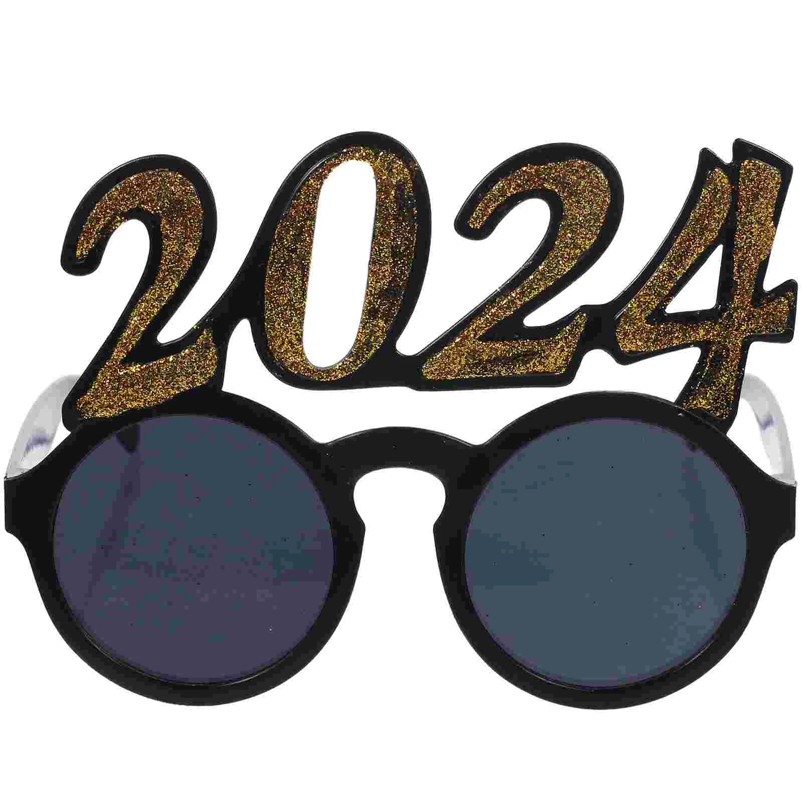 

Number Eyeglass New Year Party Funny Glass Novelty 2024 Eyewear Photo Prop