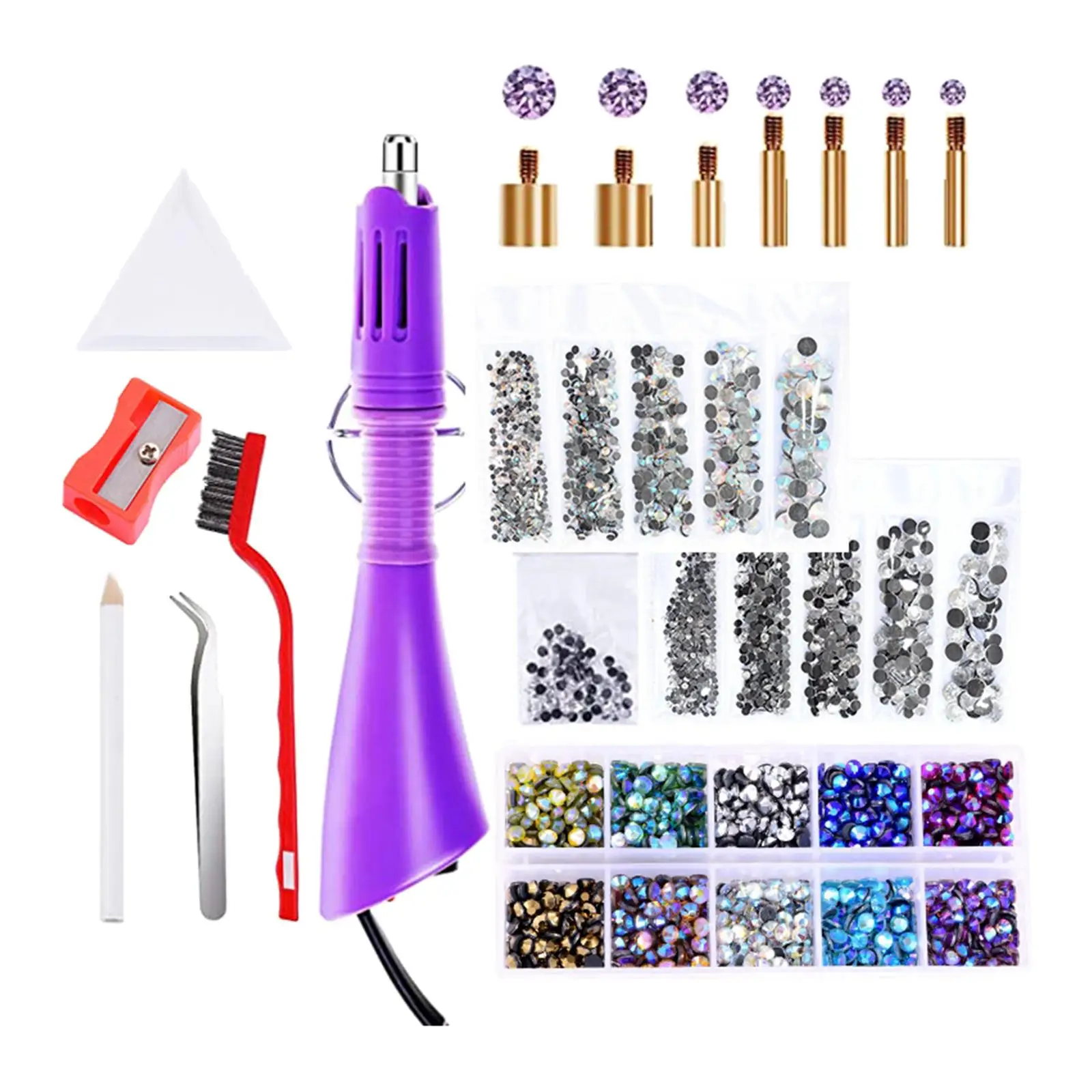 

Профессиональная Горячая фиксация стразы s набор точечных сверлильных ручек фотоаппликатор для ювелирных изделий кристаллическое ожерель...