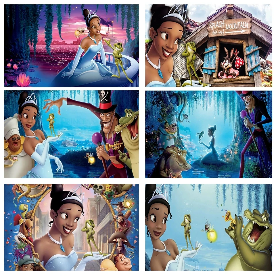 

Disney The Princess and The Frog Canvas Painting Cartoon Handmade Kits Kids Room Decoration Poster and Print Wall Art Home Decor