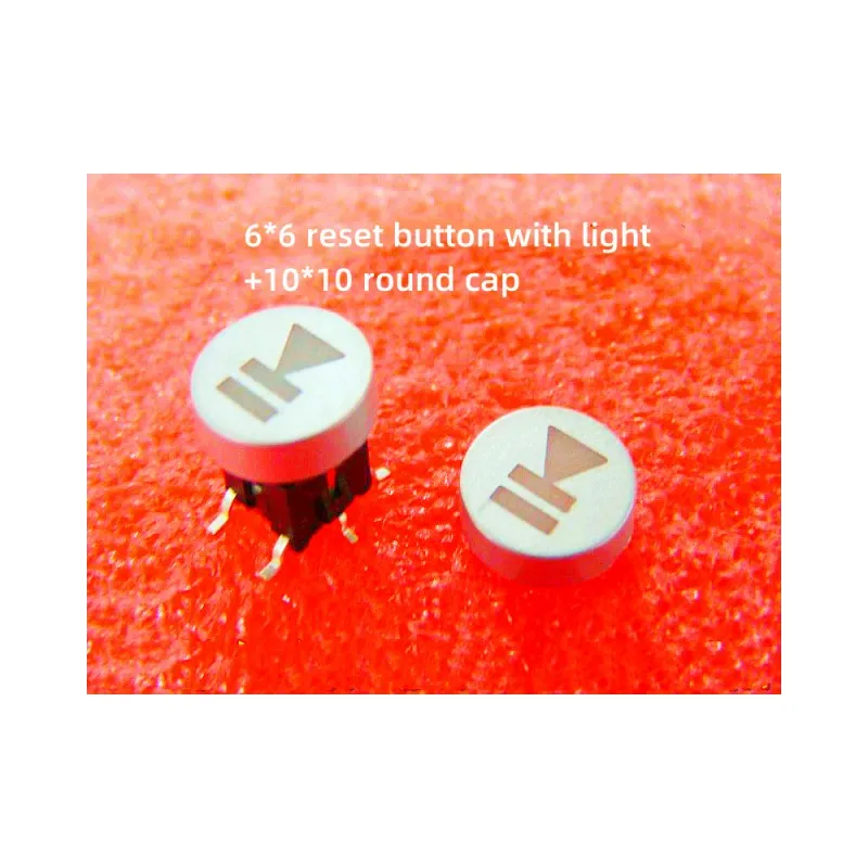 

6X6 button switch patch with light button touch switch 6X6 switch 6X6 reset button with light.