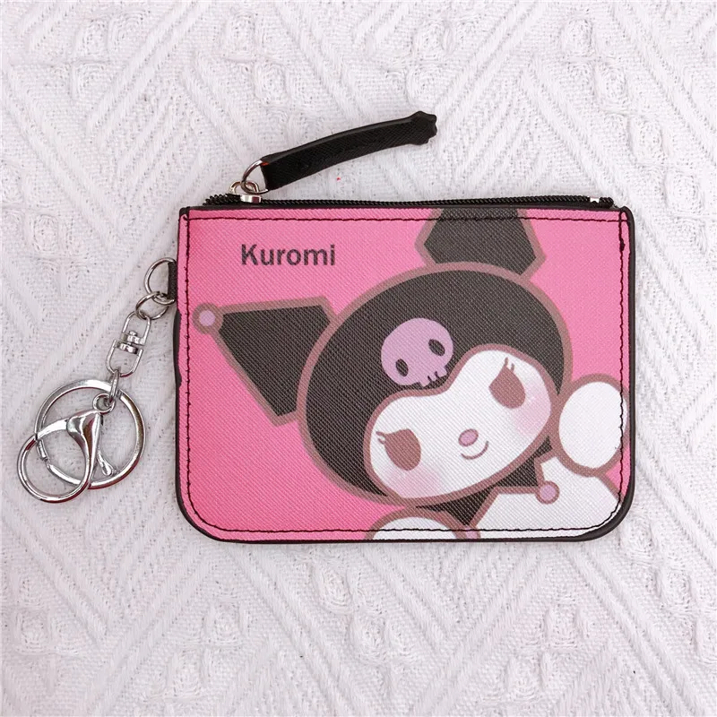 Sanrio Keroppi Hello Kitty милый мультяшный чехол для карт кошелек монет рюкзак брелок