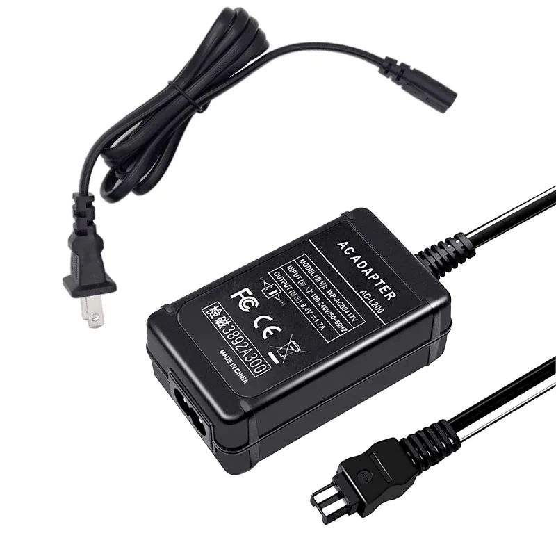 

AC-L200 AC Power Adapter for Sony Handycam Camcorders DCR-SX40 SX44 SR45 SR47 SX63 SX65 SX85 DCR-DVD105 DVD108 DVD610 DCR-SR620