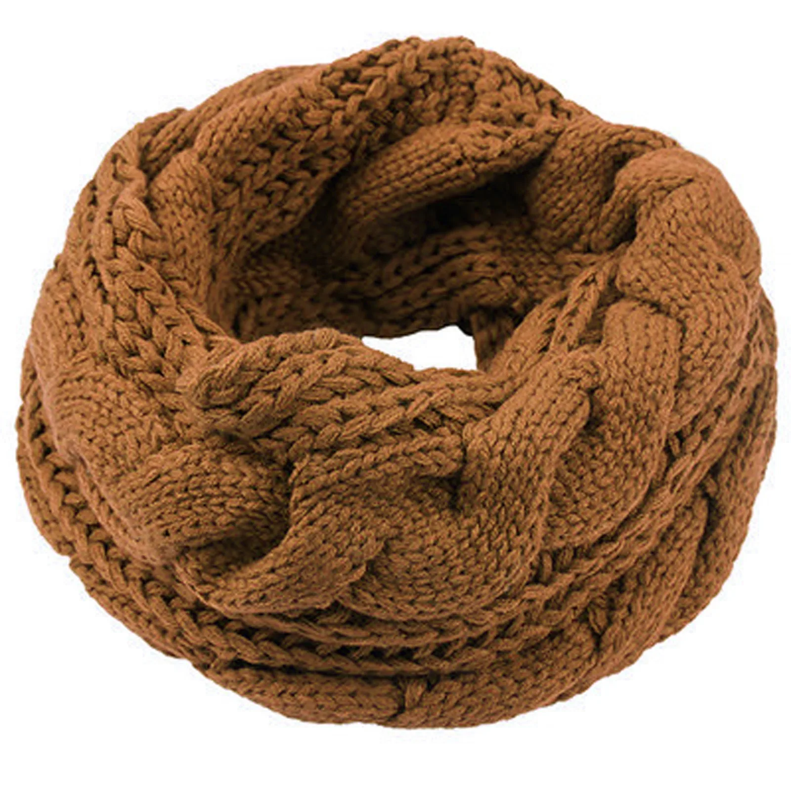 

Шелковый головной шарф нагрудник петля женский шарф теплый мягкий зимний круглый вязаный шерстяной шарф Завязки для волос шарф