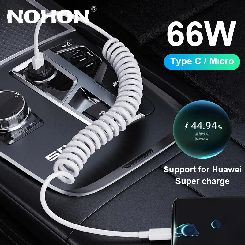 

Spring USB Type C Cable 6A 66W SCP For Huawei Mate 40 Pro 5A Fast Charging USB C Charger Cable Data Cord for Xiaomi Samsung OPPO