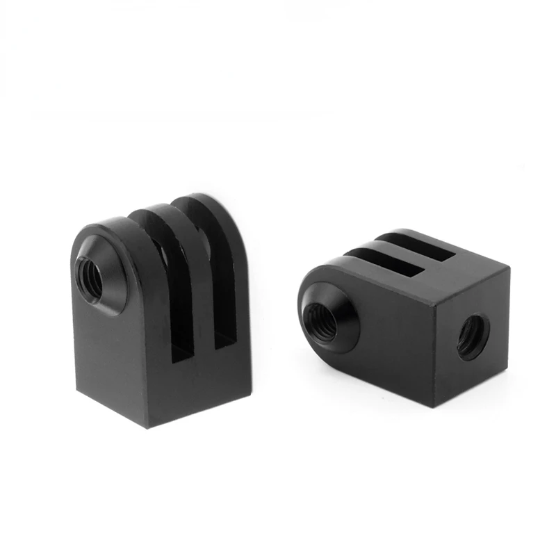 

Aluminium Tripod Metal Adapter 1/4 Screw cnc Alloy Mount For Gopro 11 10 9 8 7 Black Siver White SJCAM Xiaomi YI Accessories
