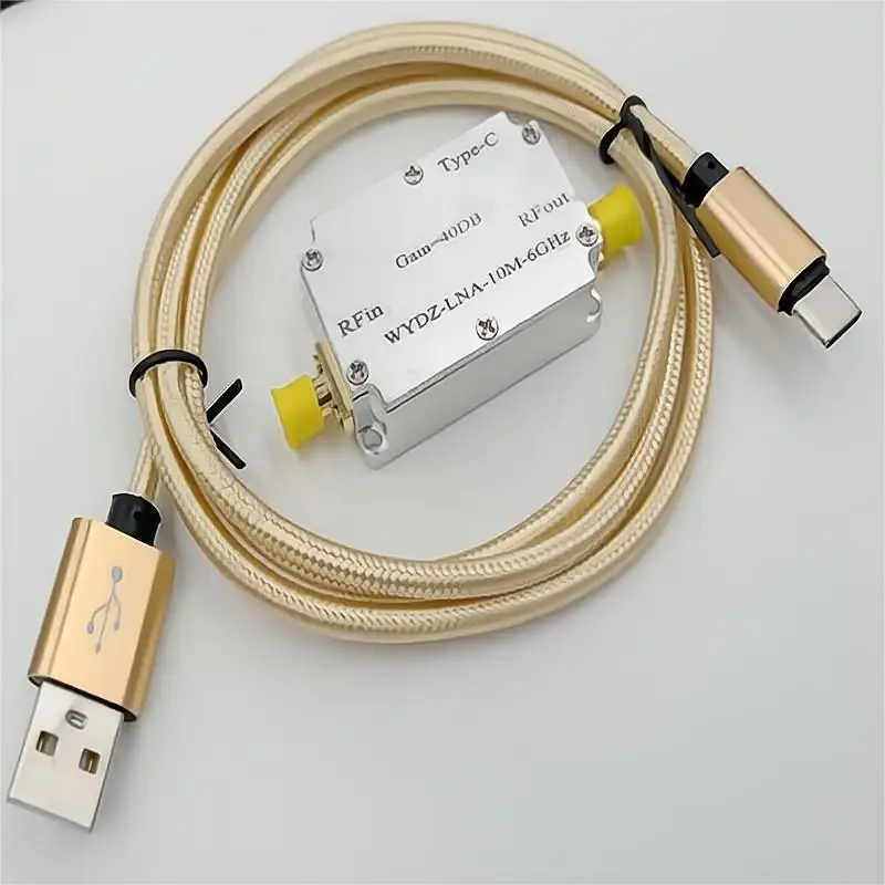 

10M-6GHz Low Noise Amplifier Gain 10DB 20DB 30DB 40DB High Flatness LNA RF Signal Driving Receiver Front End