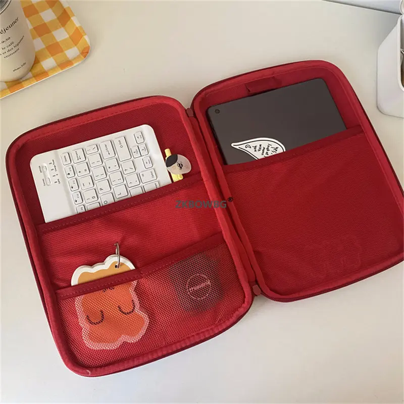 Case for IPad Air 5 4 3 2 9.7 10.2 10.5 10.9 Pro 11 12.9 XiaoMi Pad 5 4 Pro 11 Inch Laptop Bag 13 Inch Macbook EVA Sleeve Pouch images - 6