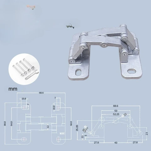 70 кг подшипник, сухая подвесная каменная дверная петля, тяжелая скрытая петля, коробка для пожарного гидранта, труба, колодец, толстая петля, фурнитура, мебель