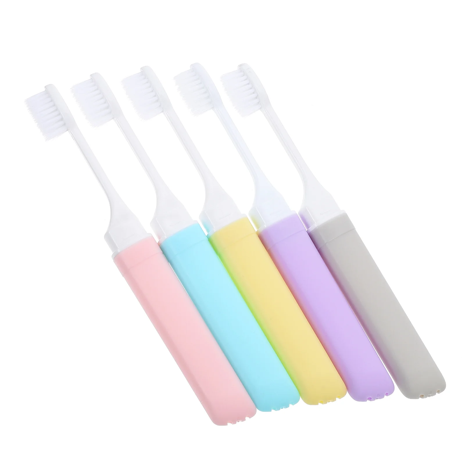 

Складные зубные щетки для путешествий, размер для взрослых, портативные декоративные мягкие принадлежности для кемпинга, складная Мини-зубная щетка