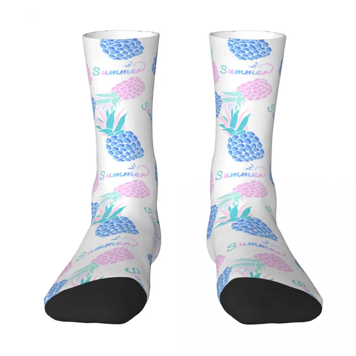 Dream Of Pineapple Adult Socks Pineapple, simplicity, geometry, fantasy, macarons Unisex socks,men Socks women Socks