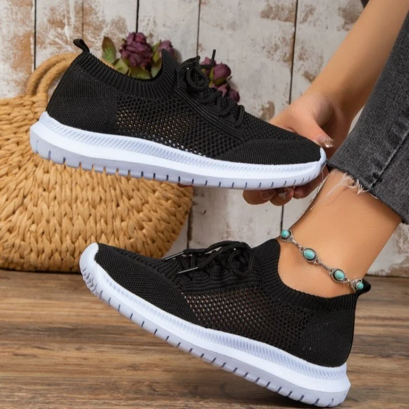 

Женская обувь Новинка Весна 2023 Женская Спортивная повседневная обувь мягкая подошва дышащая износостойкая сетчатая обувь для бега