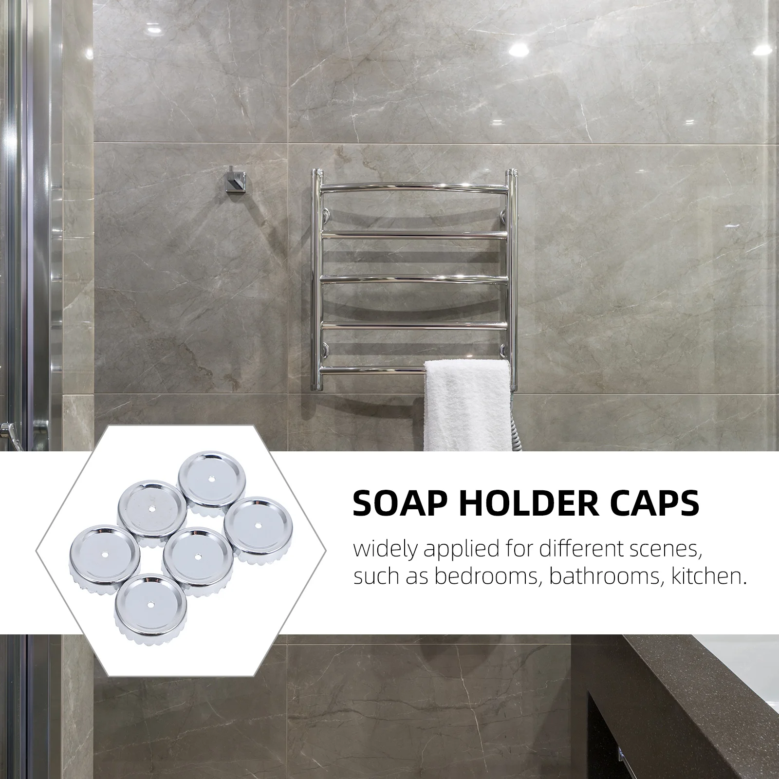 6 шт. держатель для мыла крышки сушки принадлежности полок посуды магнитный