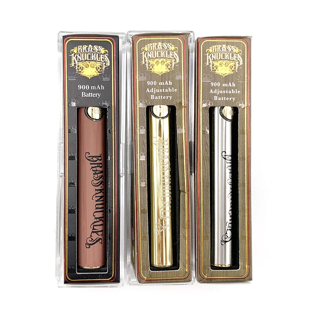 

5PCS BK Battery EVOD Twist Preheating Variable Voltage 900mAh Dab CBD Thick Oil Cartridge Battery Vapoirzer Pen