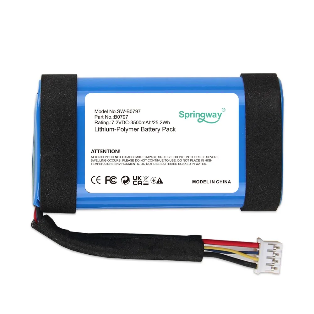 Фото Запасная батарея 7.2V 3500mAh B0797 для беспроводной Bluetooth-колонки Marshall Emberton III 3-го поколения №2