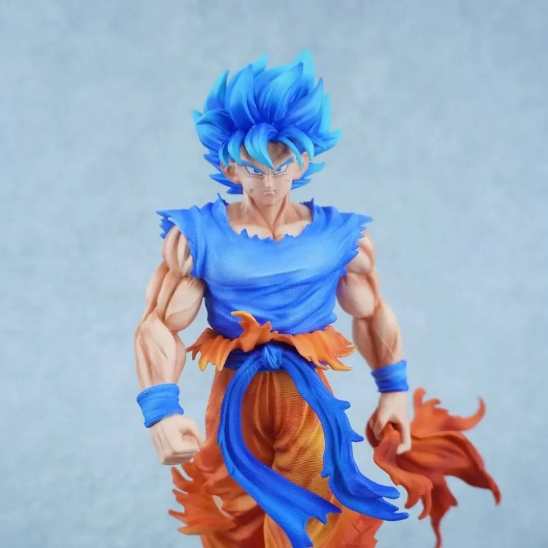 Dragon Ball Z Son Goku ‌ Фигурка Замена головы Led Base Super Saiyan Goku Фигурки Gk Статуя Коллекция Модель Игрушки Подарки (art.: 3920cf8d98fa7) - 3920cf8d98fa7