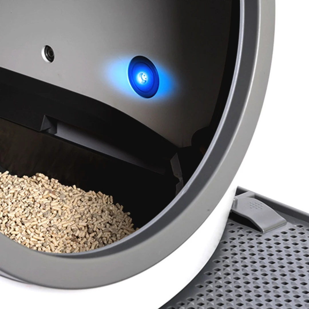 Полностью автоматическая умная коробка для кошек с большим ящиком