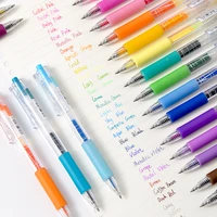 612color juice gel pen retractable 0 5mm colored cute pens for journaling doodling painting drawing japanses school stationery