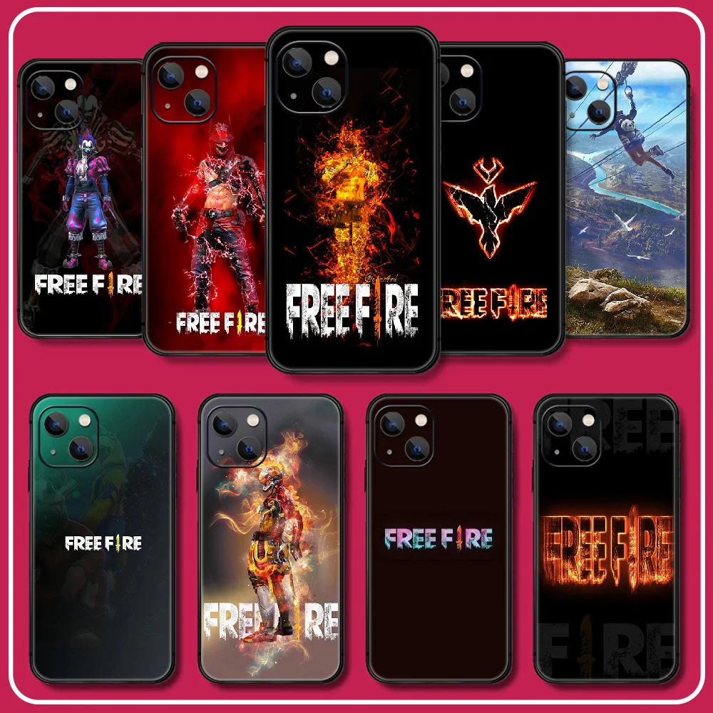

Free Fire Game Silicone TPU Phone Case For iPhone 6 6S 7 8 11 12 13 14 Se X Xs Xr Pro Max Plus Mini TPU Soft Cover
