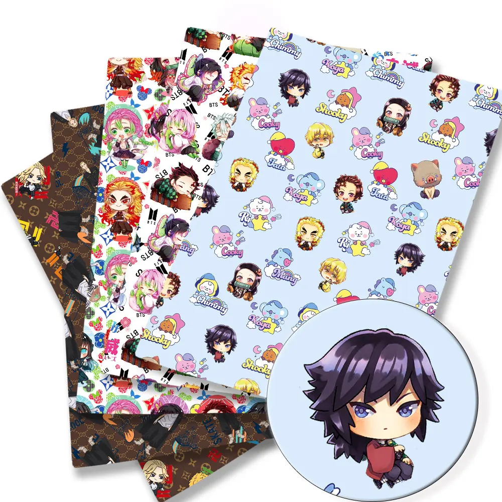 Лидер продаж мультяшная ткань для сделай сам 140x50 см Полиэстер Хлопок фабрика