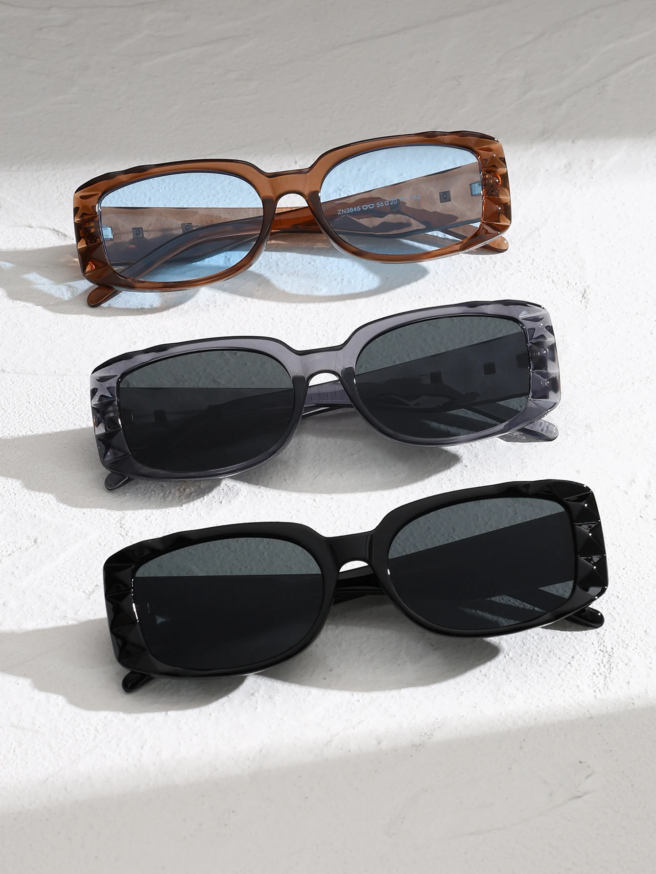 1 шт. квадратная пластиковая оправа модные повседневные уличные стильные