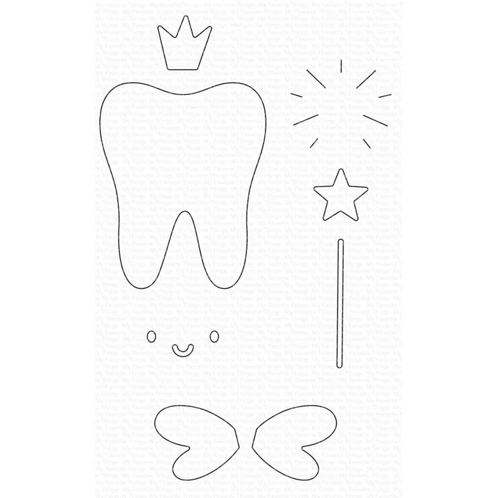 2023 AliliArts металлические режущие штампы зубы Фея Сделай Сам Скрапбукинг Фотоальбом