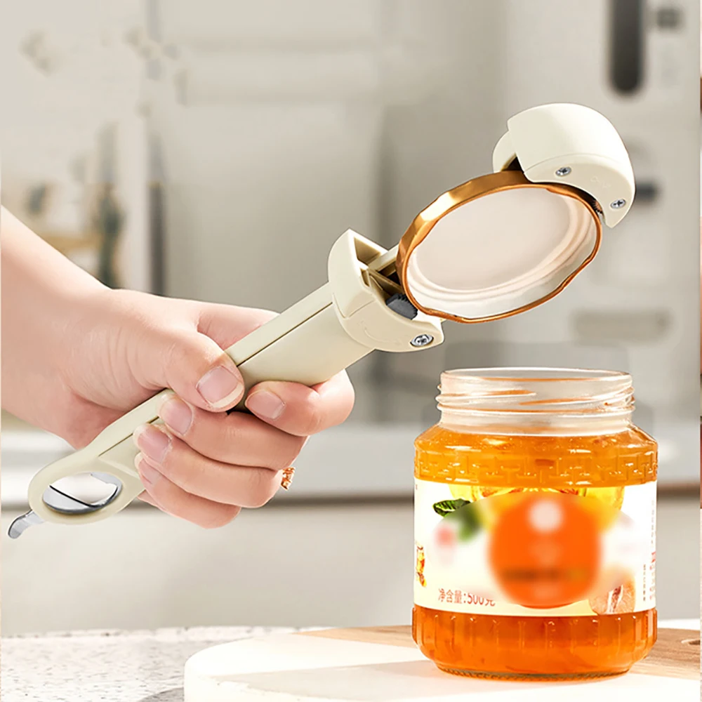 

Retractable Bottle Opener Multifunctional Stainless Steel Can Opener Diam2.5-9.5cm Adjustable Lid Wine Beer Opener Kitchen Tools
