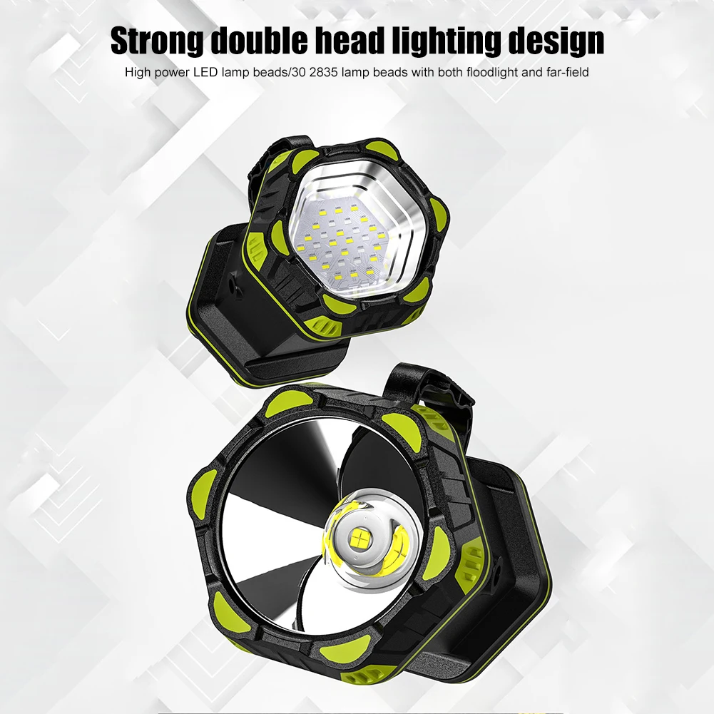 

USB Camping Lamp Rechargeable Portable Lanterns Dual Light Source Adventure Survival Torches Multi-Functional for Hiking Fishing