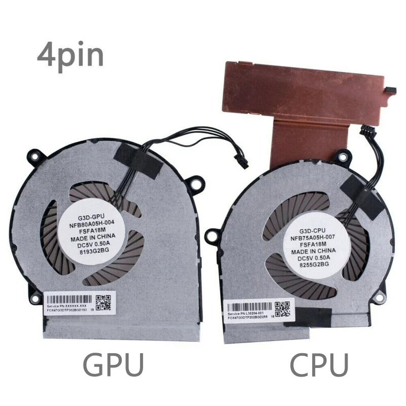 

Laptop CPU GPU Radiator DC 5V 4 pin 4-wires Cooling Fan Quiet CPU & GPU Cooler Laptop Cooler USB Powered E8BE E8BE