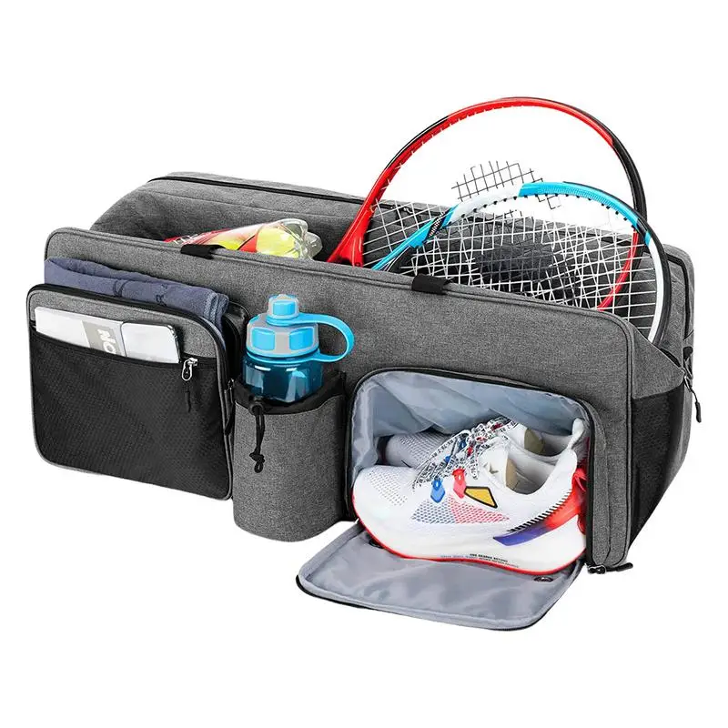 

Tennis Racket Bags Tennis Tote Shoulder Bag For Women Men To Hold Tennis Badminton Rackets Balls And Other Accessories