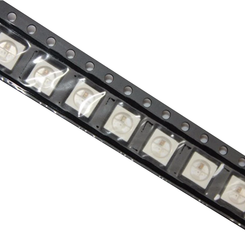 

500 шт. WS2812B (4 контакта) светодиодный чип 5050 RGB SMD Белый версия WS2812 индивидуально адресуемые цифровые пиксели DC5V