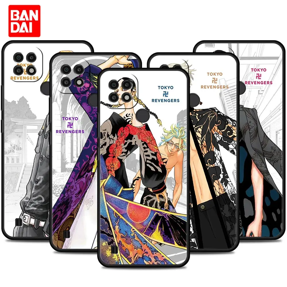 

Tokyo Revengers Japanese Anime Case for Realme 8i 8 Pro C21Y C25 C11 C20 7 7i 9i XT GT GT2 C15 C3 C21 2020 Silicone Black Capa