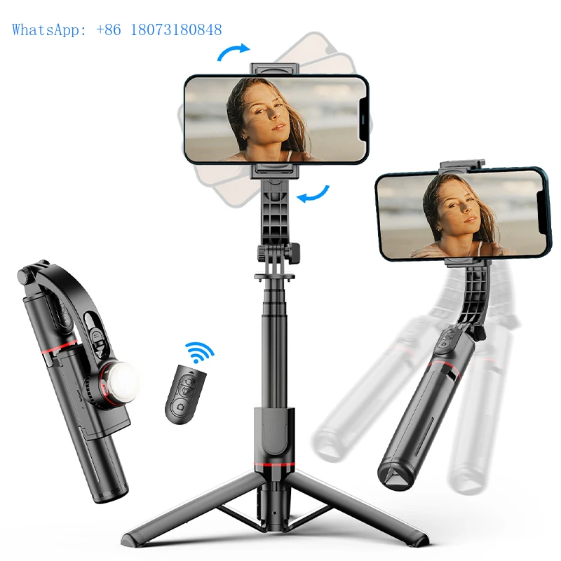 CYKE складной стабилизатор карданный штатив палка для селфи свет Bluetooth пульт
