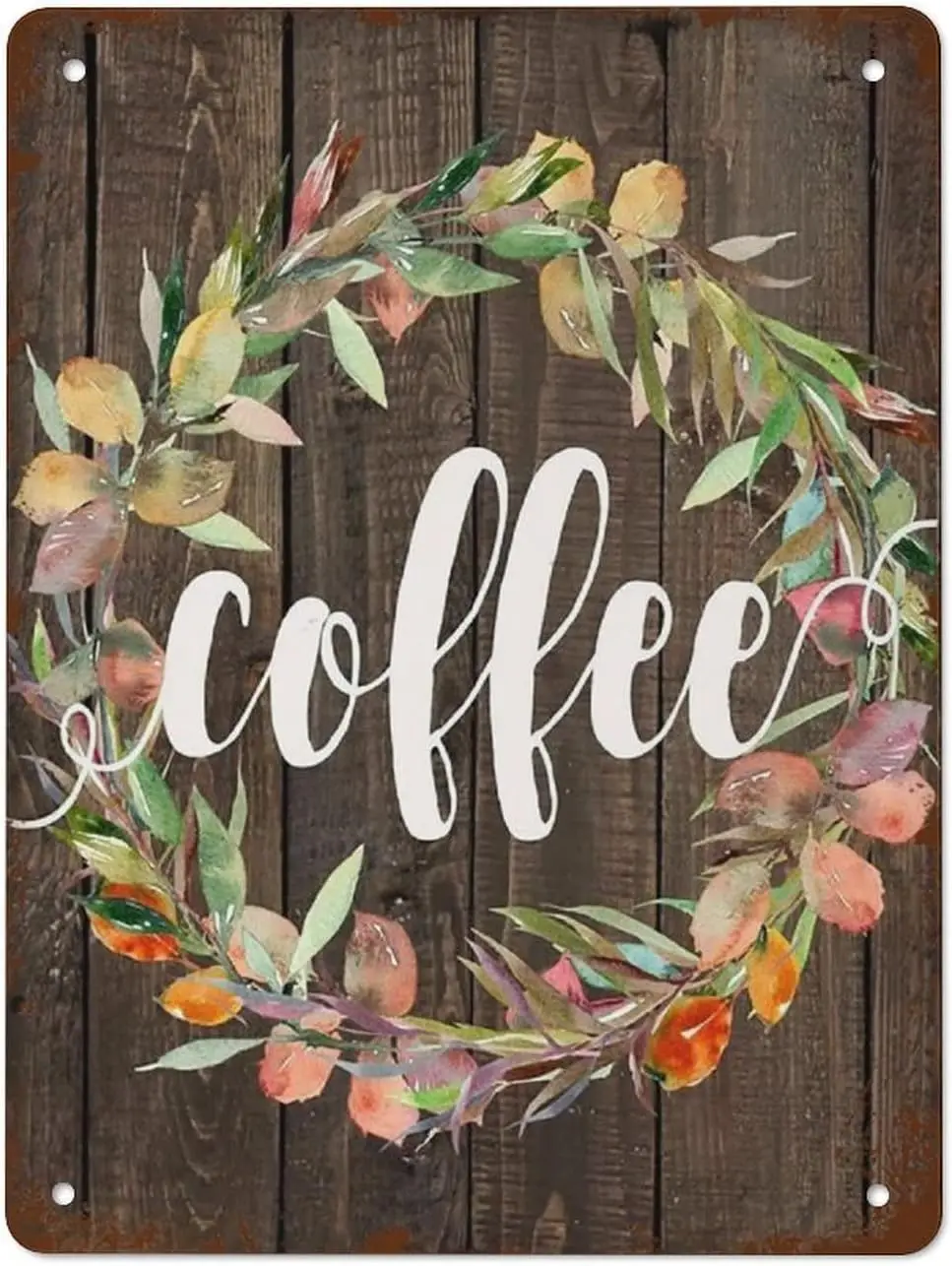 

Забавный винтажный дневной кофейный знак кофейный принт кухонный Декор настенный Принт Кофе искусство на стену кофе 16x12 дюймов